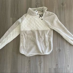 Abercrombie Quilted Sherpa Pull Over
